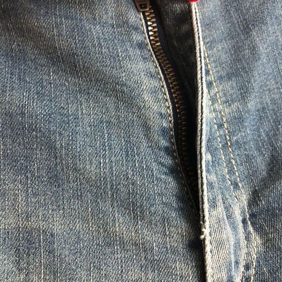 Levi's 514 Mens Unisex Denim Blue Jeans Zip Closure 36 x 36 Slim Straight Stetch - Picture 11 of 13